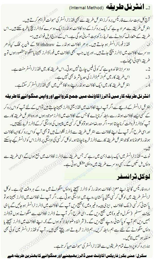 Best Methods of Funds Transfer to Real Account